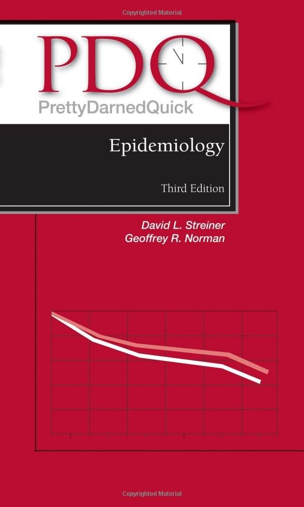 Pdq Epidemiology (Pdq Series) – paperback Streiner, David L.|Norman, Geoffre…