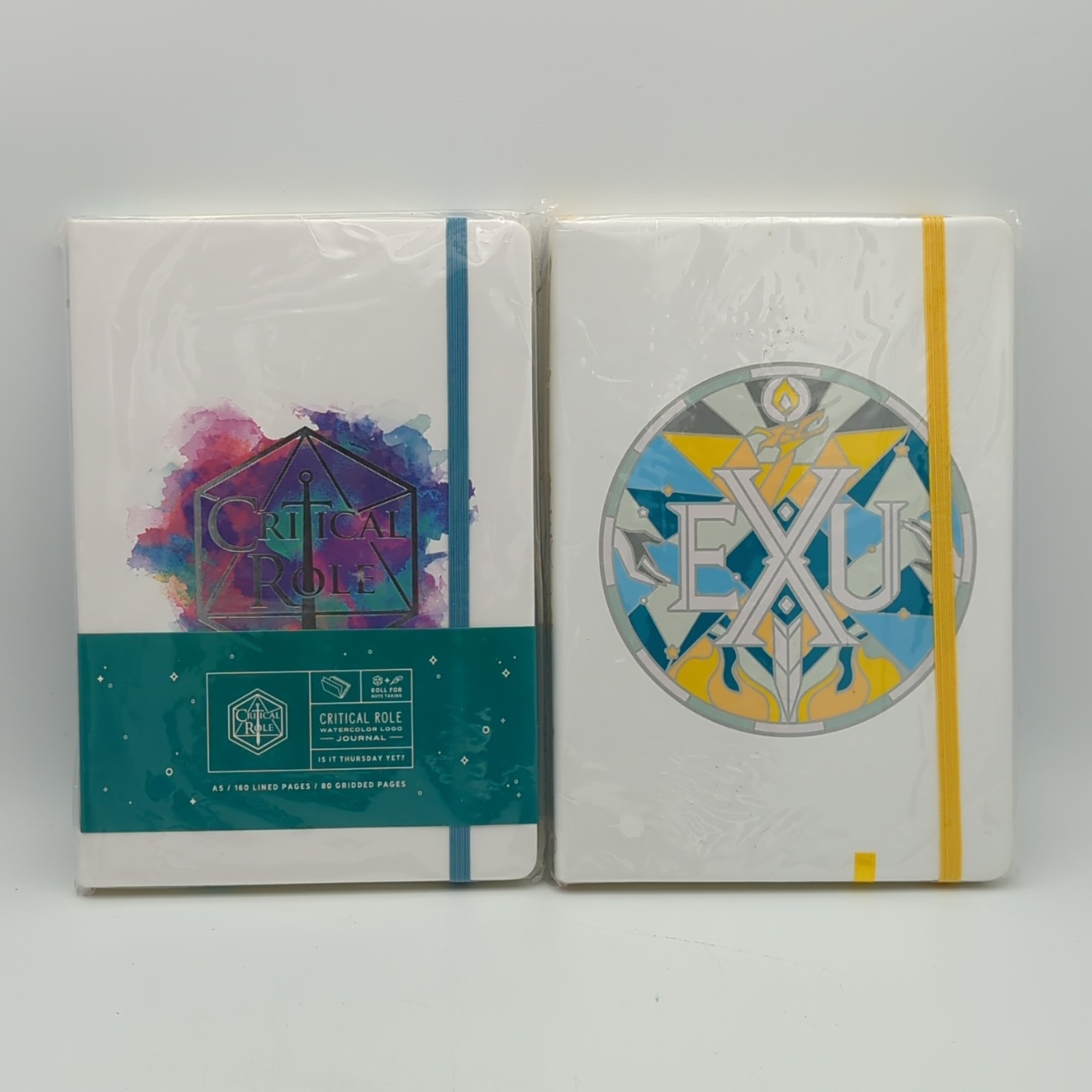 Critical Role Journal Set of 2 EXU & Watercolor Logo A5 Hardcover New Sealed D&D