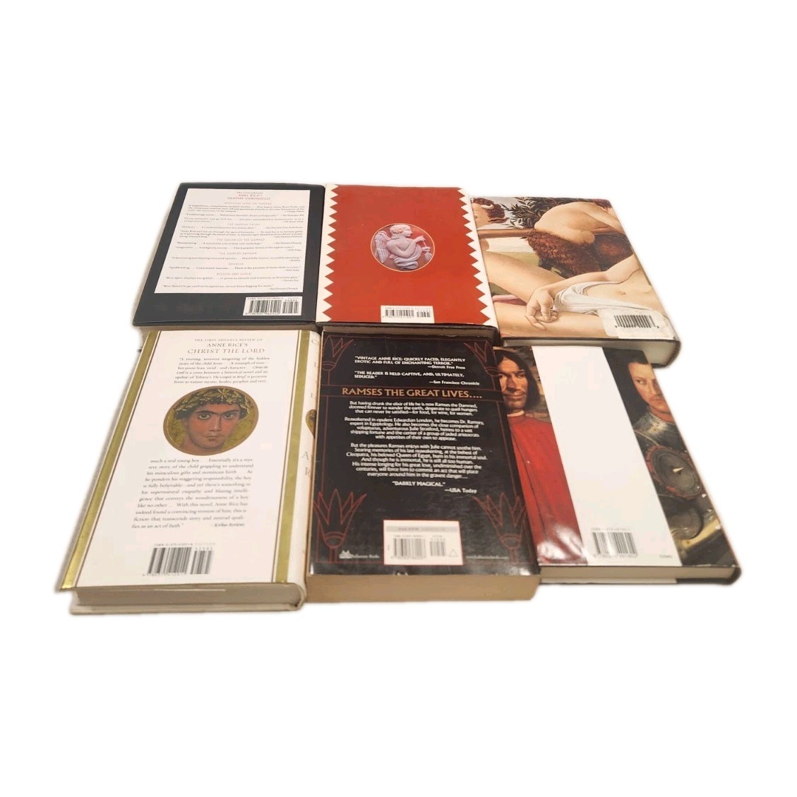 Anne Rice – Lot of 6 Books/ 5 Hardcover Books and 1 Trade Paper Book