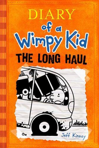 Long Haul by Jeff Kinney (2014, Hardcover) Orange size 0.8 height