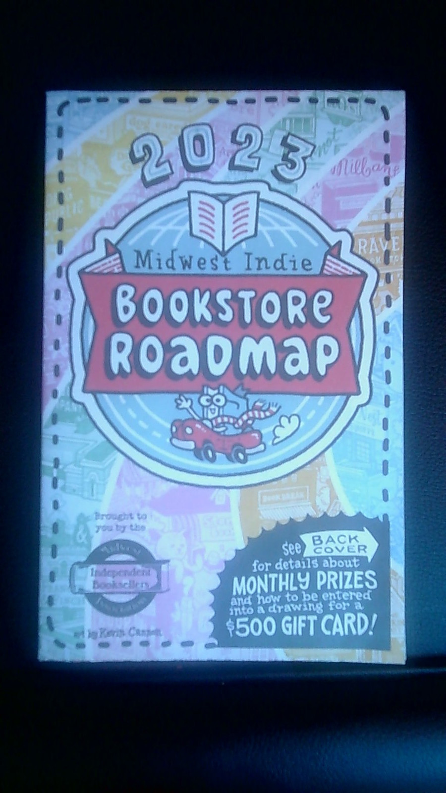 2023 Midwest Indie Bookstore Roadmap – Kevin Cannon Illustrated Pictorial Map