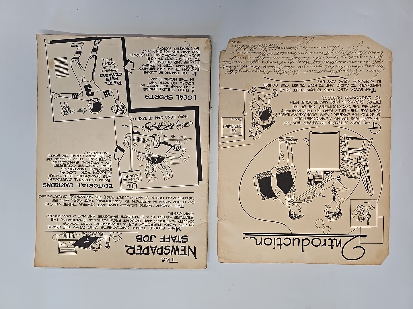 BUNDLE OF 2 Walter T. Foster Art Book #25 & #24 Cartoon Job & Modern Cartoon USA