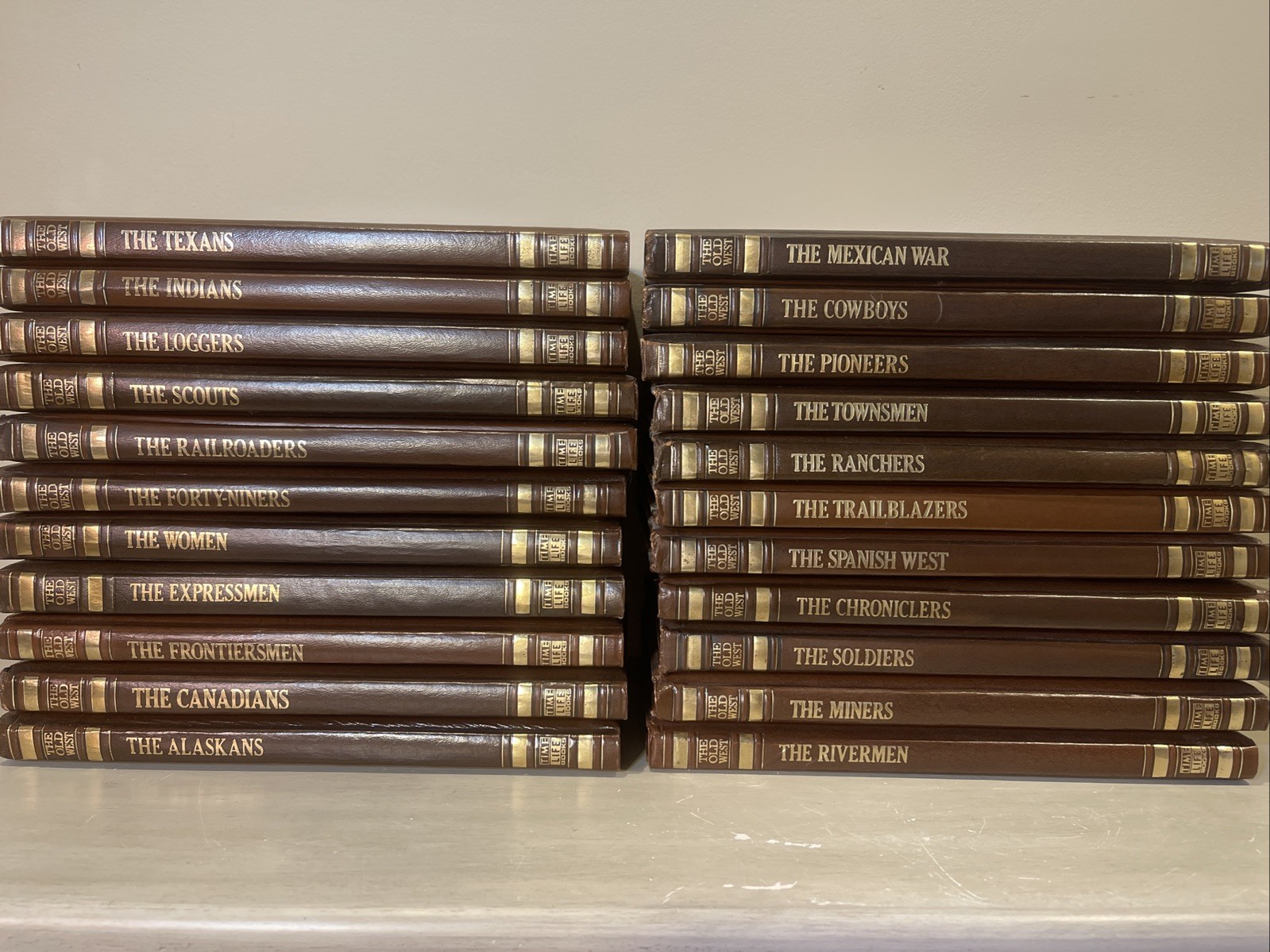 Lot of 22 hardcovers: Time Life Books THE OLD WEST Series
