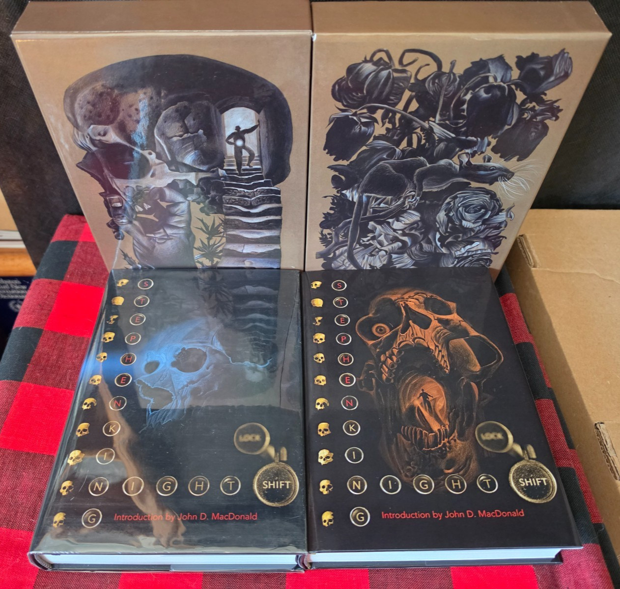 Stephen King Night Shift PS Publishing Blue & Gold Edition SET # 309 & 912