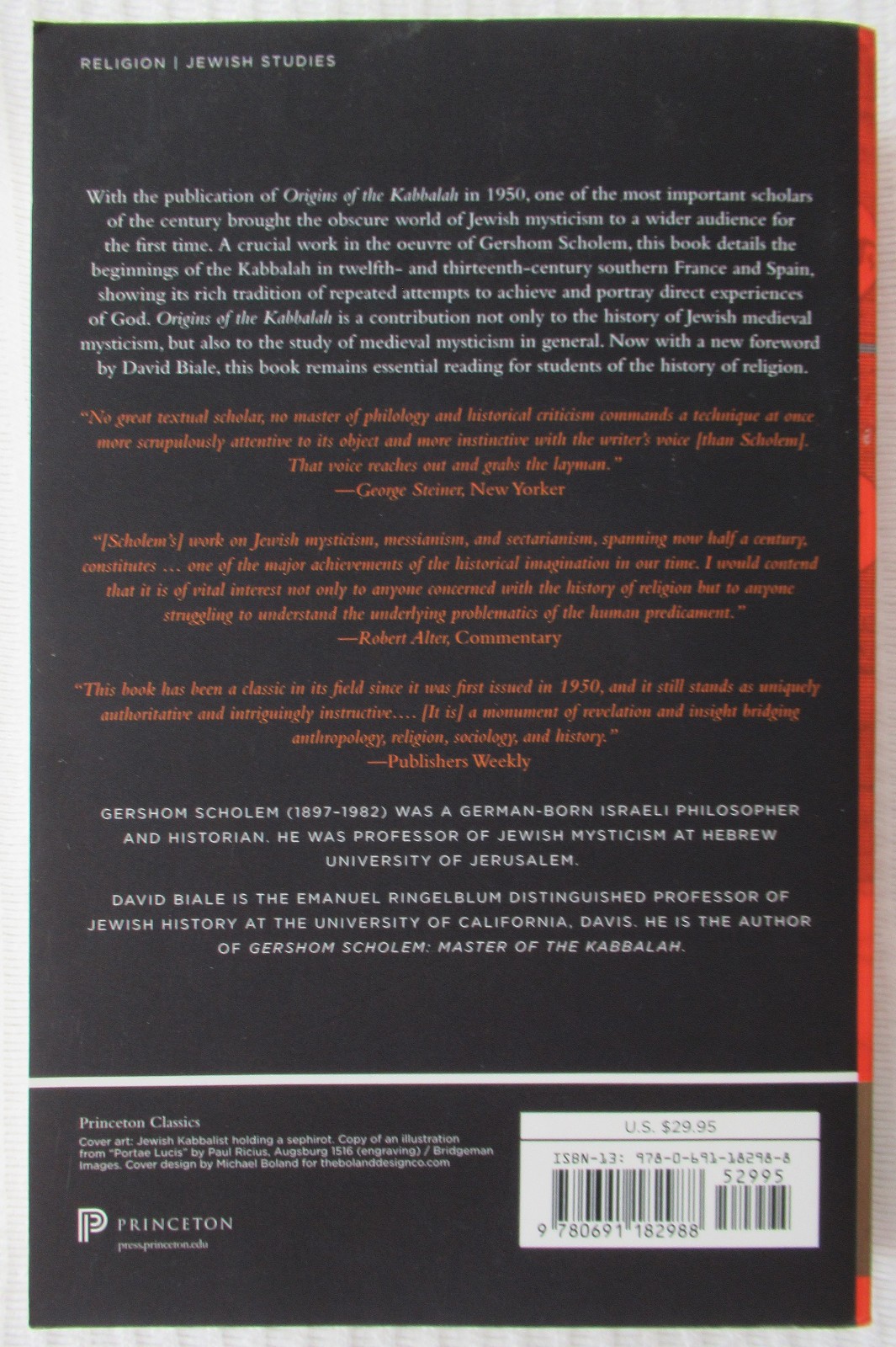 Origins of the Kabbalah by Gershom Scholem (trade pbk, 2019) NEW