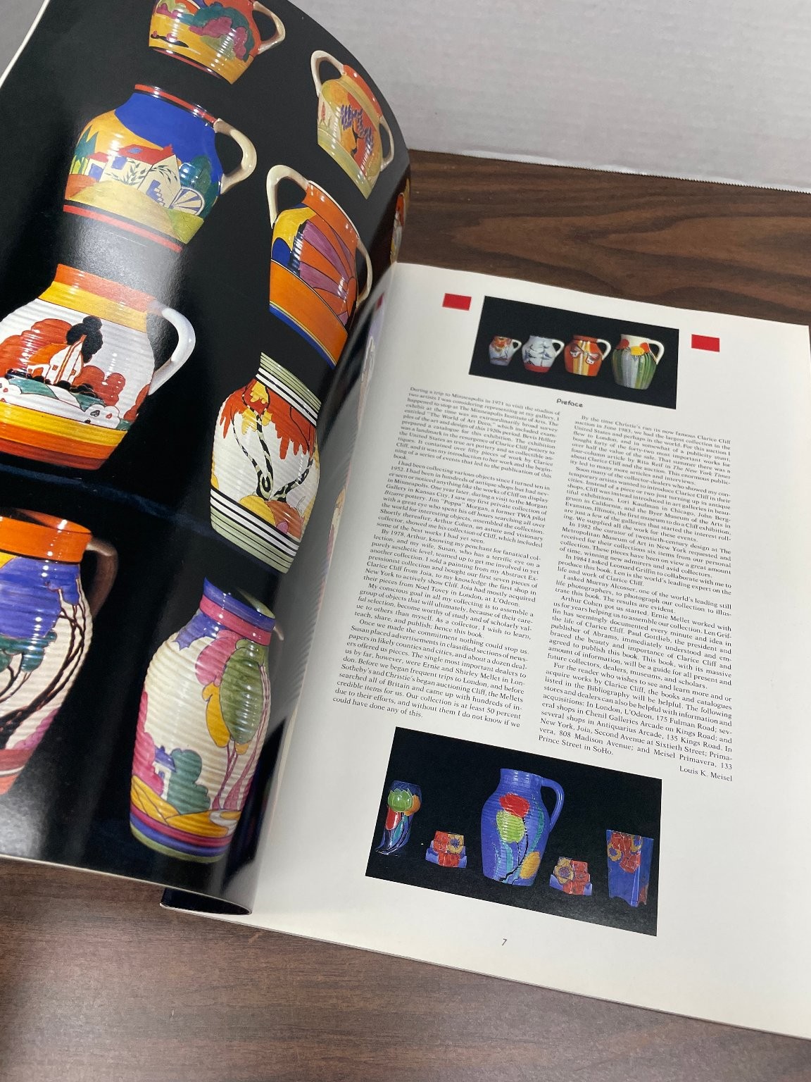 Clarice Cliff the Bizarre Affair Griffin Meisel 1988 Art Pottery Harry N. Abrams