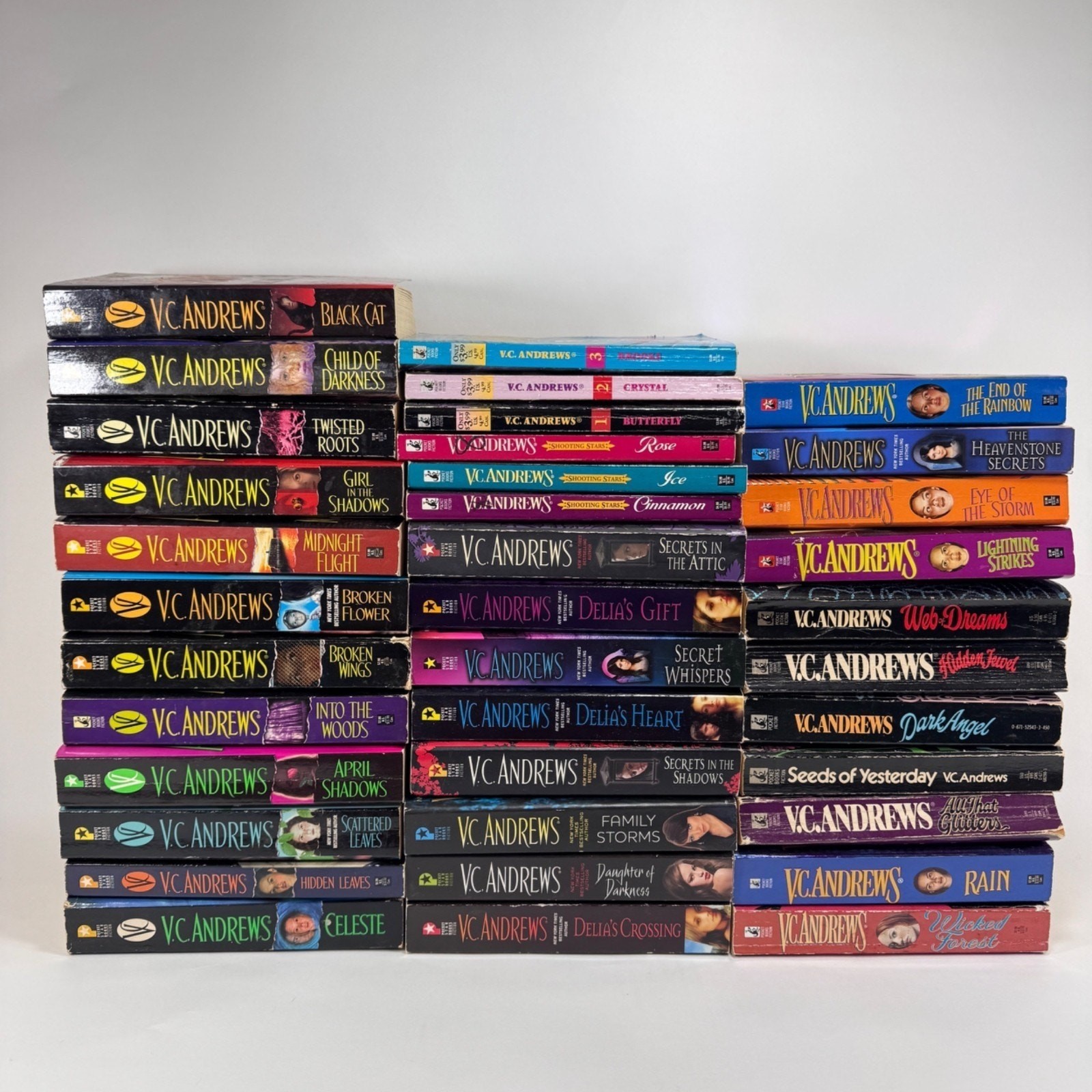 Lot 37 V.C. Andrews Books Some Keyhole Mixed Celeste Seeds of Yesterday