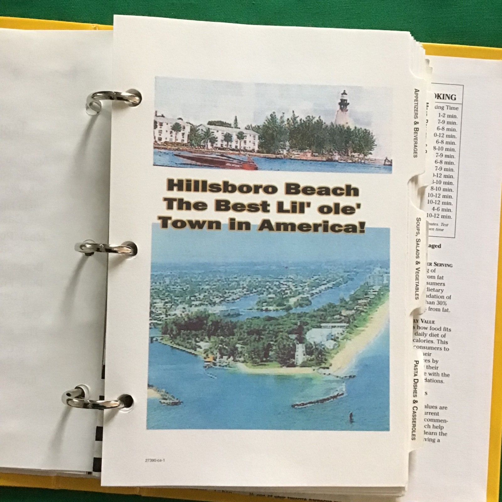 Hillsboro Beach Florida Residents Community Vtg 1999 Cookbook SEE INDEX PHOTOS