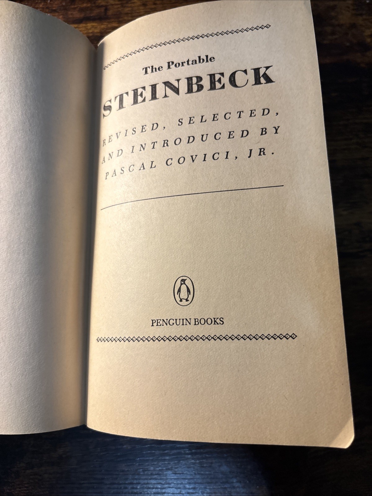 The Portable Steinbeck Revised And Enlarged Edition 736 Pages 1978 Penguin