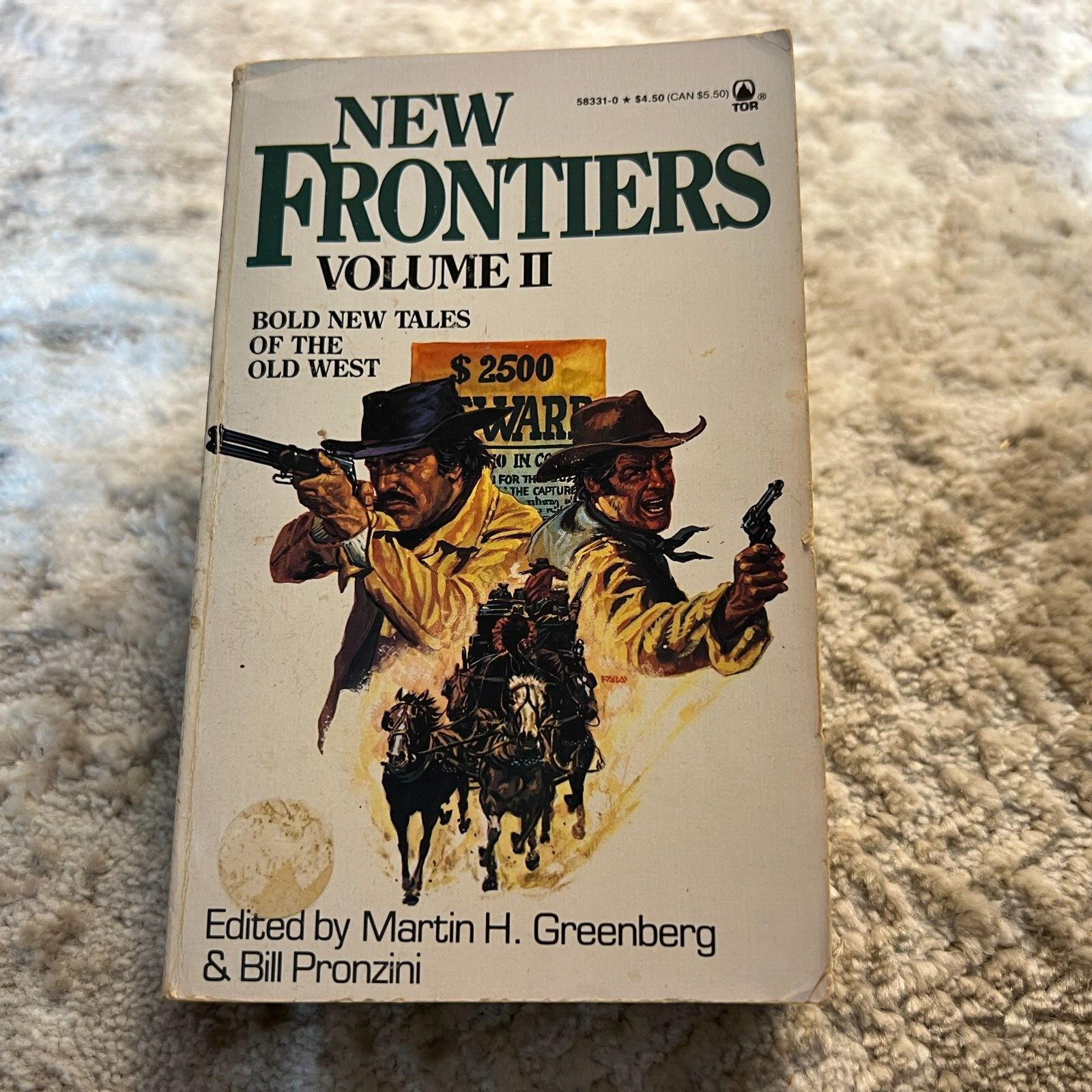 New Frontiers Volume II Western Paperback Book by Martin G. Greenberg TOR 1990
