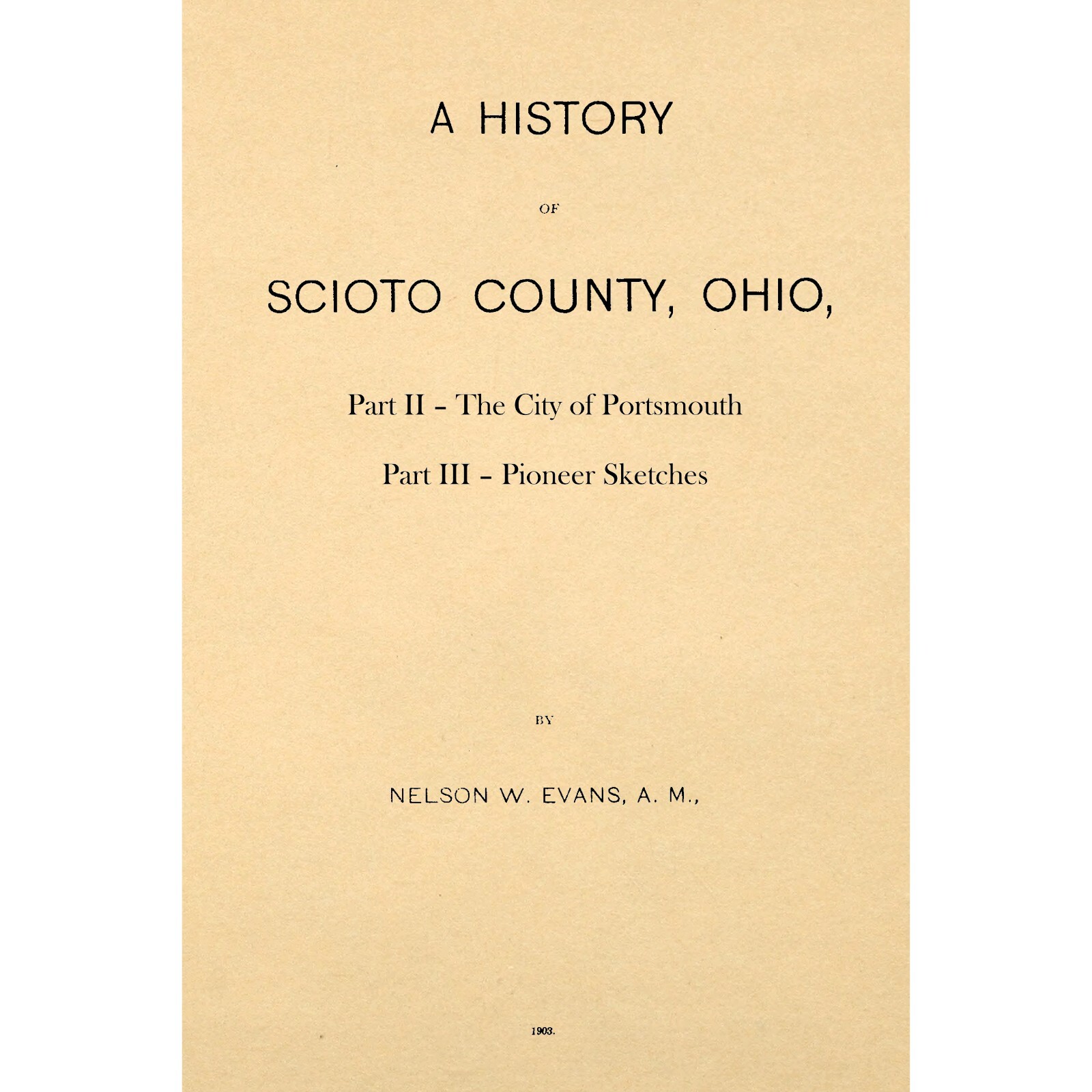 A History of Scioto County, Ohio