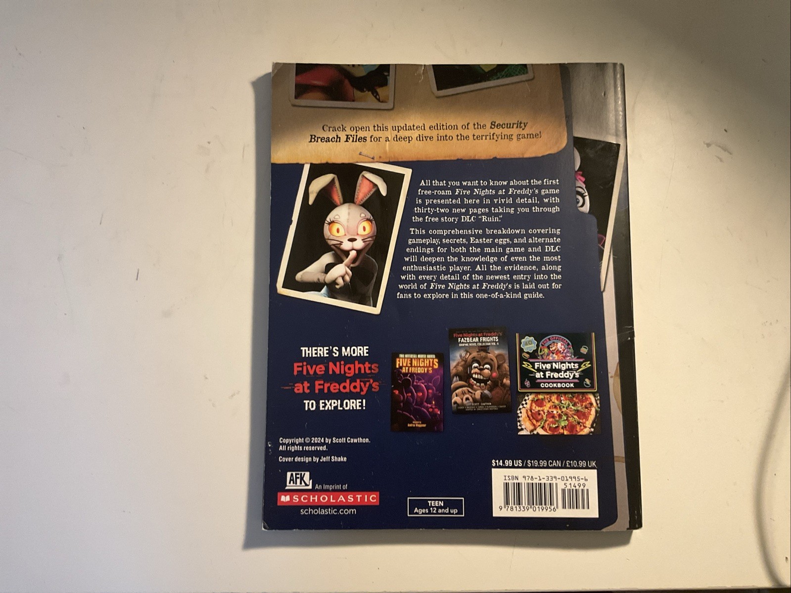 Five Nights At Freddy’s Security Breach Official Guide