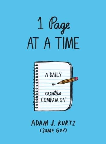 1 Page at a Time (Blue): A Daily Creative Companion – Paperback – VERY GOOD