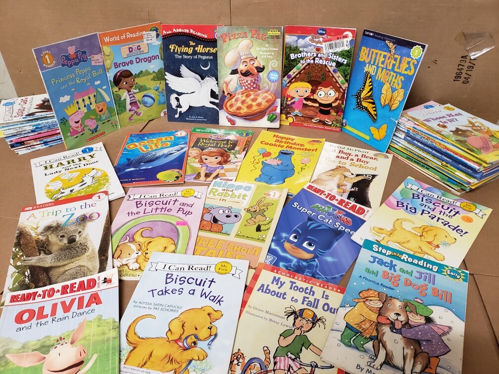 Lot of 10 Level 1~RL~Ready to-I Can Read-Step into Reading-Learn Read Books MIX