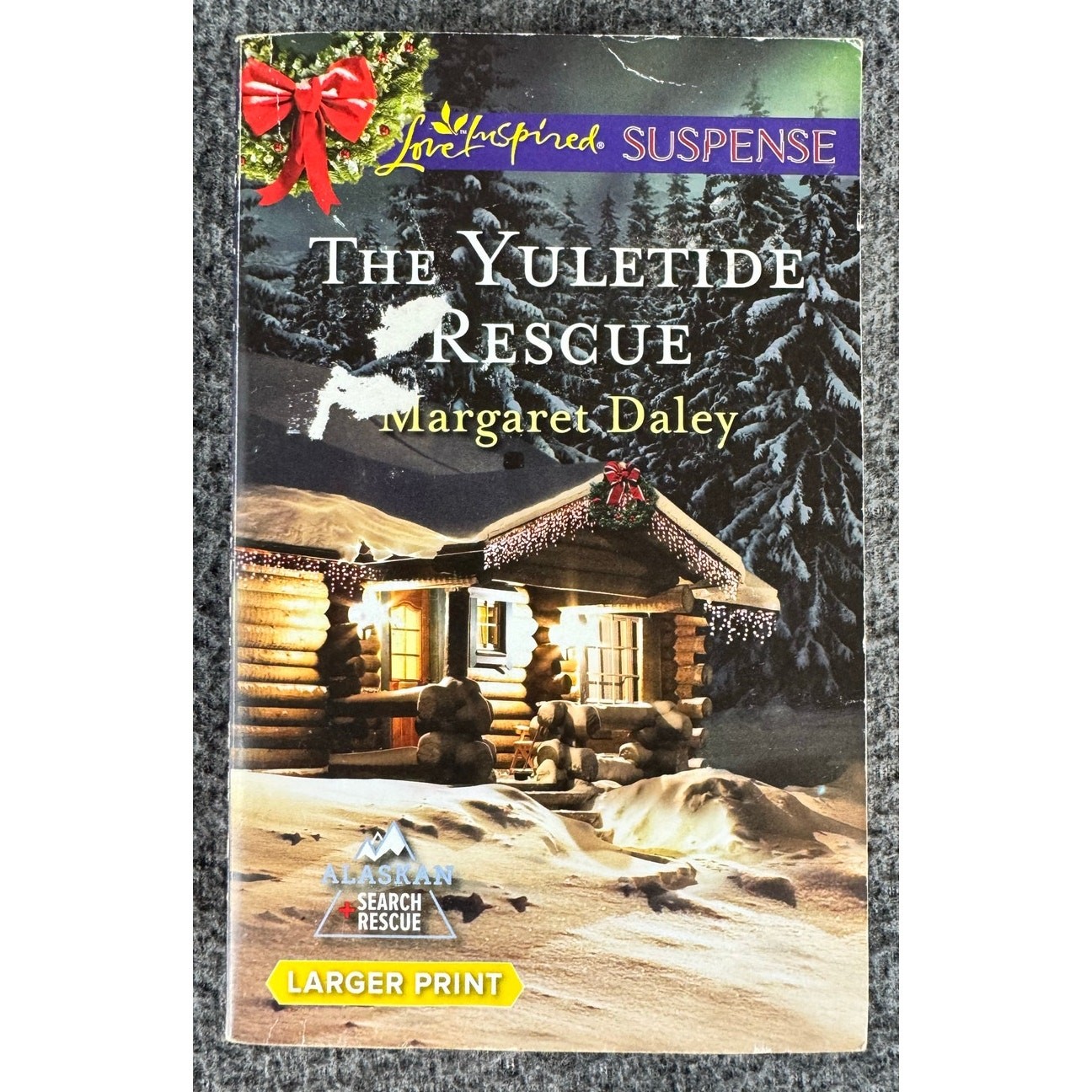 The Yuletide Rescue by Margaret Daley (Paperback) (Large Print)