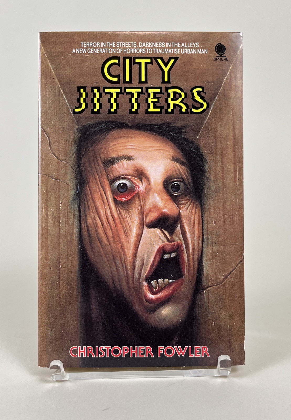 1986 City Jitters Christopher Fowler Sphere 1st UK PB AWESOME Lee Edwards cover