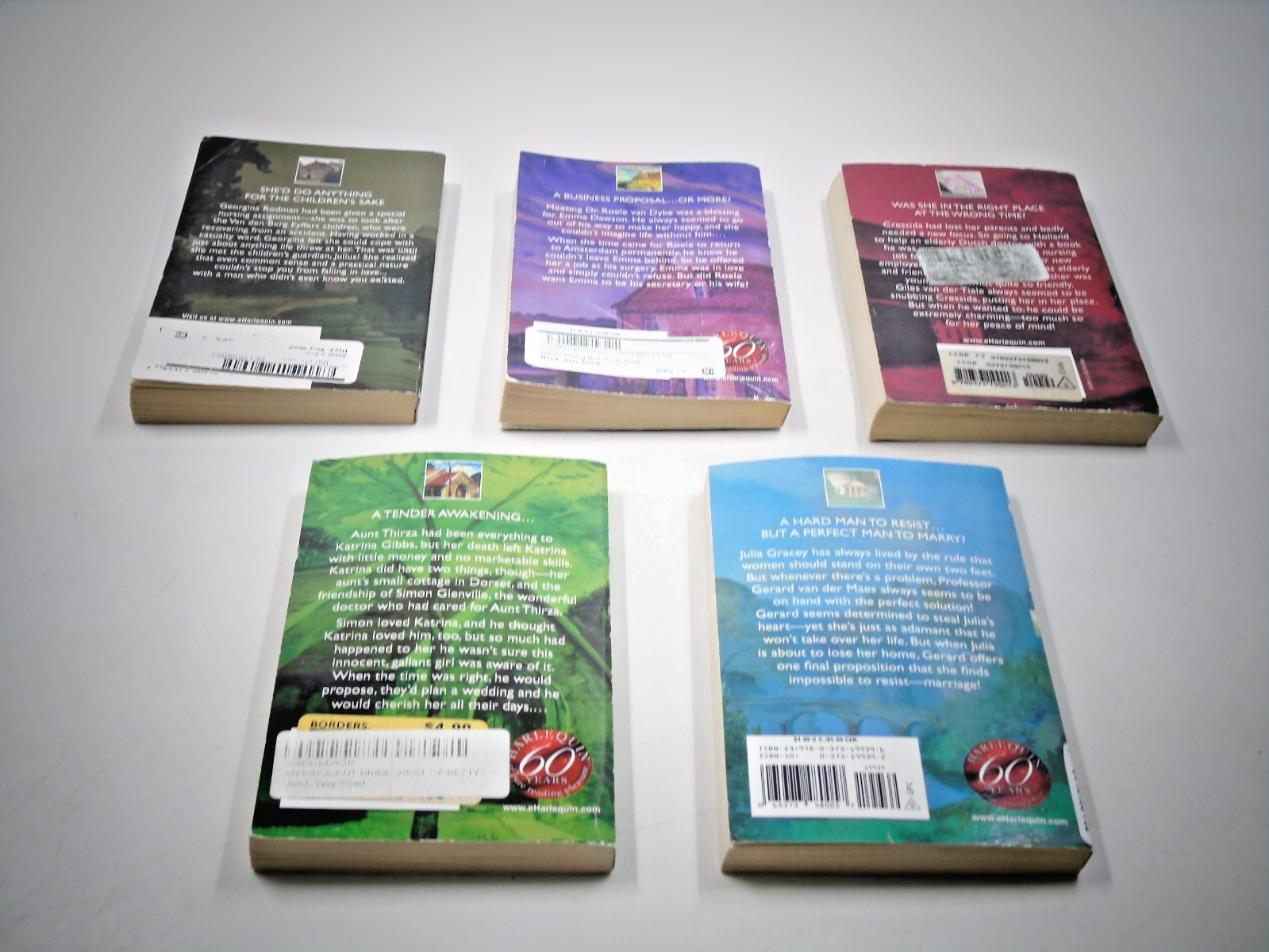Vintage Lot of 10 Betty Neels Harlequin Romance Paperback Books, See Description
