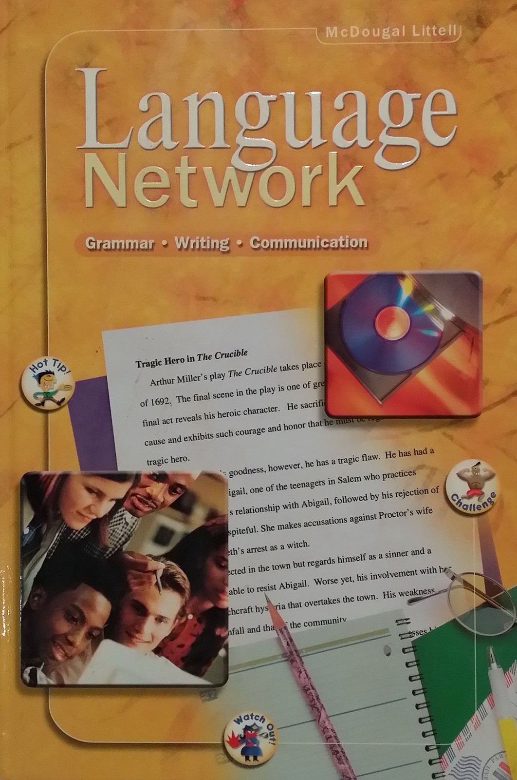 Language Network Grade 11 – hardcover MCDOUGAL LITTEL