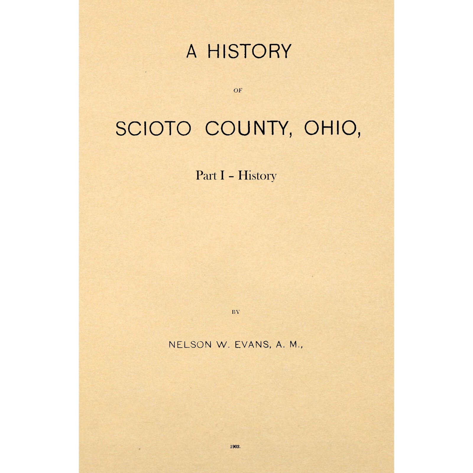 A History of Scioto County, Ohio