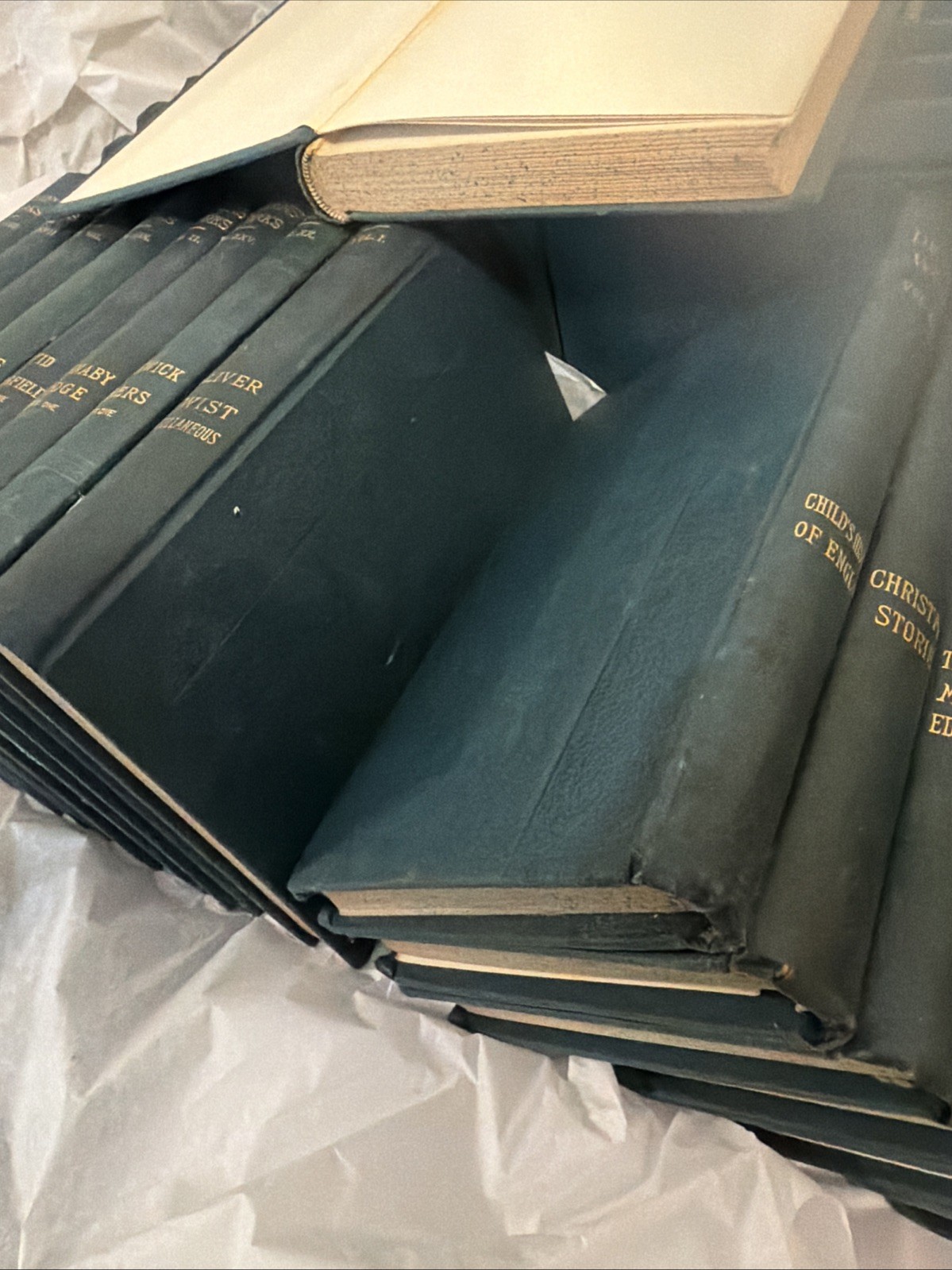 Antique 1890’s The Works Of Charles Dickens Peter Fenelon Collier Lot Of 28/30