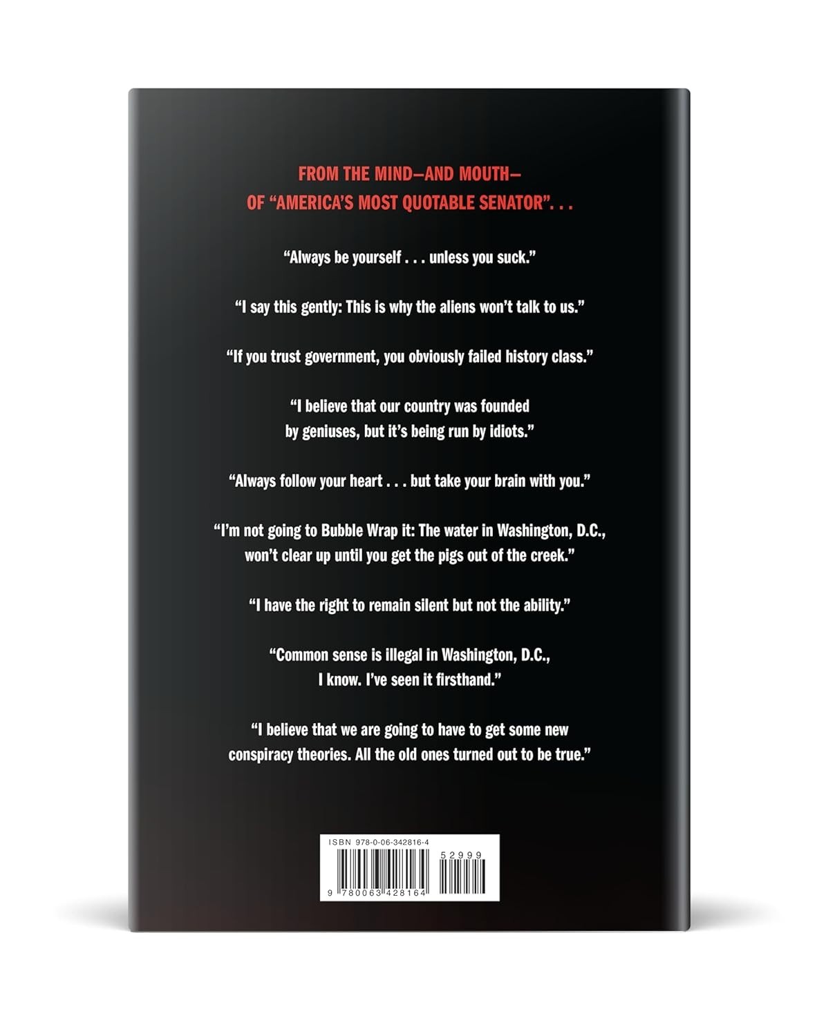 How to Test Negative for Stupid: And Why Washington Never Will (Hardback or Case